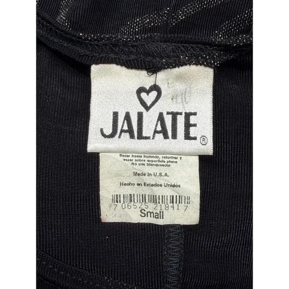 Vintage Jalate Dress Womens Small Black Sheer Maxi Fairy Grunge Whimsigoth Y2K - Picture 6 of 9